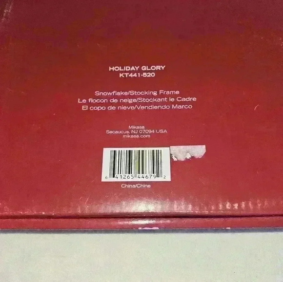 Mikasa Photo Frame Christmas Ornament - Picture 7 of 7